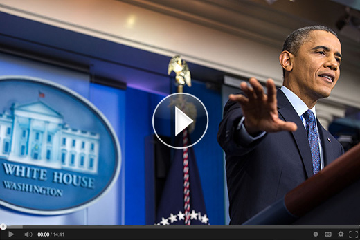 Watch: President Obama's statement on the government shutdown